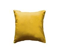 Coussin passepoil 60 x 60 cm polyester uni essentiel Miel