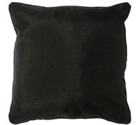 Coussin passepoil 60 x 60 cm polyester uni essentiel Noir Noir
