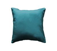 Coussin passepoil 60 x 60 cm polyester uni essentiel Petrole