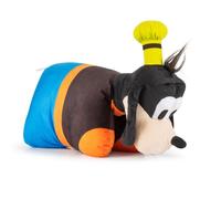 Coussin Peluche 2 en 1 - Disney - Dingo - Ultra-doux - Fermeture Velcro - Multicolore