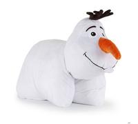 Coussin Peluche 2 en 1 - Disney - Olaf - Ultra-doux - Fermeture Velcro - 43x28 cm