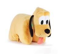 Coussin Peluche 2 en 1 - Disney - Pluto - Ultra-doux - Fermeture Velcro - 43x28 cm