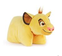 Coussin Peluche 2 en 1 - Disney - Simba - Ultra-doux - Fermeture Velcro - 43x28 cm
