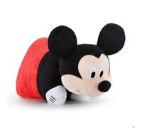 Coussin Peluche 2 en 1 - Jay Franco - Mickey Mouse - Ultra-doux - Fermeture Velcro