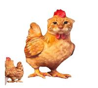 Coussin Peluche Chat-Poulet Drôle Coussin décoratif chat poulet doux