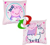 Coussin PEP - Licorne - Blanc et Rose