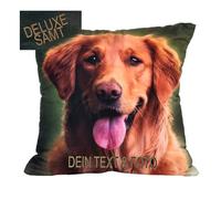 Coussin personnalisé avec impression photo - 45 x 45 cm - Velours - Coussin décoratif avec fermeture éclair et rembourrage - Lavable - Créez vous-même une image individuelle - Simple face/double face