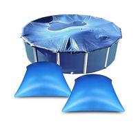 Coussin Piscine Hivernage Carré 4×4ft, Coussin Gonflable Piscine Hivernage, Ballon Hivernage Piscine Hors Sol Hiver, Flotteur Hivernage Piscine, Accessoires Spa Oreiller de Piscine (2 Pièces)