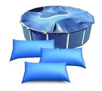 Coussin Piscine Hivernage Rectangle 8×4ft, Coussin Gonflable Piscine Hivernage, Ballon Hivernage Piscine Hors Sol Hiver, Flotteur Hivernage Piscine, Accessoires Spa Oreiller de Piscine (3 Pièces)