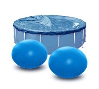 Coussin Piscine Hivernage Rond Ø 4ft, Flotteur Hivernage Piscine, Coussin Gonflable Hiver, Ballon Hivernage Piscine Hors Sol, Accessoires Piscine pour Bache Oreiller Piscine Antigel (2 Pièces)