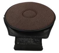 Coussin Pivotant 360 Degrés en Coton, Mobilité pour Voiture | Surface Antidérapante Texturée, Mousse et Coton, Usage Maison, Fauteuils de Restaurant, Marron