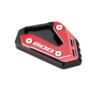 Coussin Plaque D'agrandissement Support Latéral Pied D'extension Béquille Moto Pour GSXR 600 Pour GSX-R 750 Pour GSX R 1000 Pour 1000R Extension Pad(600 Rdbk)