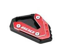 Coussin Plaque D'agrandissement Support Latéral Pied D'extension Béquille Moto Pour GSXR 600 Pour GSX-R 750 Pour GSX R 1000 Pour 1000R Extension Pad(600 Red)