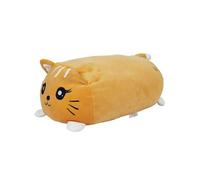 Coussin polochon chat roux 95% polyester 46 cm