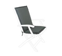 Coussin Poly180 Anthracite Schien Medium