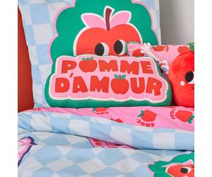 Coussin pomme d'amour - cha cha pop multicolore TU