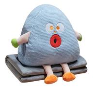 Coussin Portable Doux Avec Couverture Amovible Chauffe-mains Pour Bureau Oreiller De Relaxation Avec Couverture