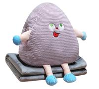 Coussin Portable Doux Avec Couverture Amovible Chauffe-mains Pour Bureau Oreiller De Relaxation Avec Couverture