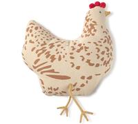 Lorena Canals Coussin Chicken, 36 x 35 x 11 cm, pour chambre ou chambre, fabriqué à la main, beige