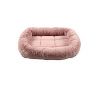 Coussin pour animaux 46x39 cm en fourrure synthétique ultra douce rose - -