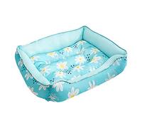 Coussin pour Animaux de Compagnie, lit pour Chiens et Chats de Taille Moyenne/Petite, rectangulaire Lavable, épais, avec Fond antidérapant