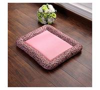 Coussin pour Animaux de Compagnie, Respirant et antidérapant, pour Chiens et Chats, Printemps et été, lit pour Chien, Chiot, Tapis en Soie glacée, Coussin pour Sol de Voiture, canapé, Chat D