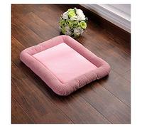 Coussin pour Animaux de Compagnie, Respirant et antidérapant, pour Chiens et Chats, Printemps et été, lit pour Chien, Chiot, Tapis en Soie glacée, Coussin pour Sol de Voiture, canapé, Chat D