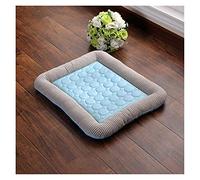 Coussin pour Animaux de Compagnie, Respirant et antidérapant, pour Chiens et Chats, Printemps et été, lit pour Chien, Chiot, Tapis en Soie glacée, Coussin pour Sol de Voiture, canapé, Chat D