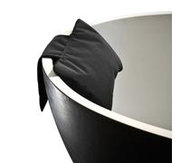 Decor Walther Coussin pour baignoire à suspension libre Loft NKH noir lxHxP 32x21x7cm