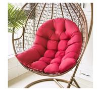 Coussin pour balancelle, Tapis de Panier Suspendu, balancelle, Coussin inclinable, hamac Jardin(Red,No Zipper)