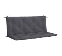 Coussin pour balancelle - VIDAXL - 120 cm - Gris Anthracite - Rectangulaire - Extérieur
