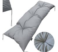 Coussin pour banc de balançoire 120X40 Cm pour meubles en palettes Imperméable Gris