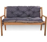 Coussin pour banc de jardin 140x60x50, Coussin pour banc bleu foncé, Coussin de jardin, Coussin avec dossier, Coussin à bascule, Outdoor kissen, bankkissen outdoor
