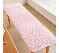 Coussin pour banc de jardin et intérieur - Antidérapant - Parfait pour terrasse et porche - 30 x 150 cm - Rose