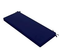 Coussin pour Banc de Jardin ,Imperméable Antidérapant Coussin de Siège en Mousse Épaisse avec Housse Amovible, Assise Coussin pour Banc de Mobilier Terrasse Canapé Extérieur(Bleu foncé,190x55x5cm)