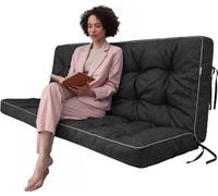 Coussin pour banc de jardin résistant aux intempéries "Pola" P10 - 100×105 cm, résistant aux UV, imperméable & confortable | PillowPrim