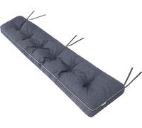 Coussin pour banc "Etna" 180×40 cm - Coussin de jardin avec 8 cm de rembourrage & fixation | Pillowprim