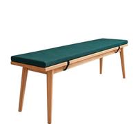 Coussin pour Banc Extérieur Doux Déhoussable 60x60cm Vert Foncé | Coussin Banc Exterieur Rectangulaires Lavable Déhoussable Antidérapant Pour Baie Vitrée Chamel Intérieur Et Extérieur
