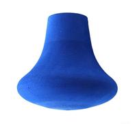 Coussin pour canne à pêche en EVA ABS de 2,5 cm de diamètre intérieur antidérapant absorbant les chocs pour la pêche en mer, bateau, rouge et bleu (bleu)