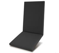 Coussin pour chaise à haut dossier Premium 100% imperméable QD-HL, 120x50cm, Anthracite