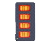 Coussin pour chaise chauffée - chauffe-plat électrique sans fil à 3 réglages | Chauffe-siège extérieur pour les hanches, la taille des épaules, le dos maman papa bureau à domicile