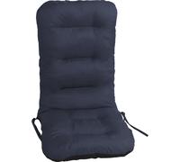 Coussin pour chaise de jardin 123×48 cm - avec tête, résistant aux intempéries, épaisseur 7 cm, avec fixation, pour chaise longue & chaise de balcon | Pillowprim