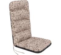 Coussin pour chaise de jardin 123×48 cm - avec tête, résistant aux intempéries, épaisseur 7 cm, avec fixation, pour chaise longue & chaise de balcon | Pillowprim