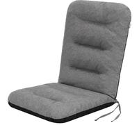 Coussin pour chaise de jardin 123×48 cm - Coussin avec appui-tête, imperméable, avec élastique et rubans | PillowPrim