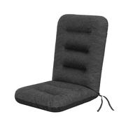 Coussin pour chaise de jardin 123×48 cm - Coussin avec appui-tête, imperméable, avec élastique et rubans | PillowPrim