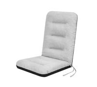 Coussin pour chaise de jardin 123×48 cm - Coussin avec appui-tête, imperméable, avec élastique et rubans | PillowPrim