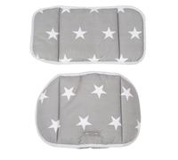 Coussin Pour Chaise Haute À Escalier - Roba - Little Stars - Gris - En Deux Parties Gris
