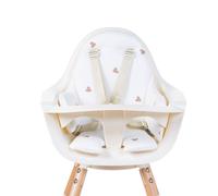 Coussin pour chaise haute en coton jersey blanc TU