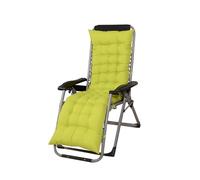Coussin pour Chaise Longue de Jardin, Imitation Lin épaissir Bain de Soleil, Coussin Transat Jardin intérieur extérieur Antidérapante(Green,125x48cm)