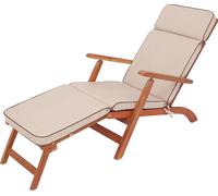 Coussin pour chaise longue "IRIS" - 180x47cm - résistant aux UV, avec fixation, pour chaise longue et chaise de plage | Pillowprim